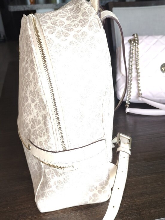 kate spade Cream Floral-Print Mini Backpack main image 7